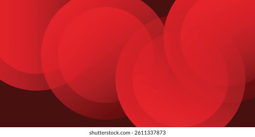 Red abstract background. Dynamic shapes composition style. Eps10 vector