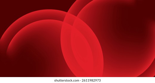 Red abstract background. Dynamic shapes composition. Eps10 vector
