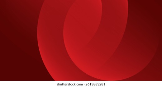Red abstract background. Dynamic shapes composition concept. Eps10 vector