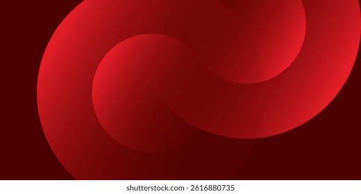 Red abstract background. Dynamic shapes modern