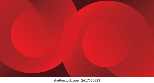 Red abstract background. Dynamic shapes composition.