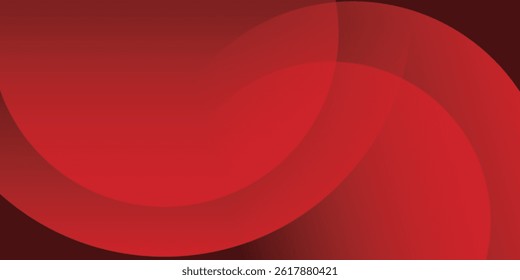 Red abstract background. Dynamic shapes composition. Eps10 vector