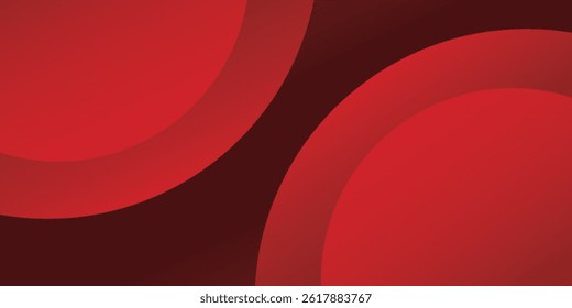 Red abstract background. Dynamic shapes composition. Eps10 vector