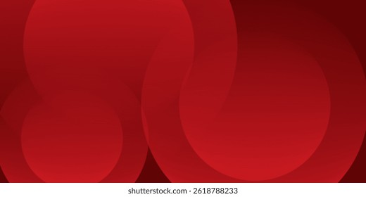 Red abstract background. Dynamic shapes composition. Eps10 vector
