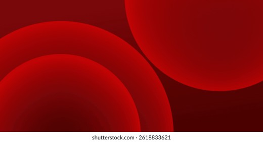 Red abstract background. Dynamic shapes composition. Eps10 vector