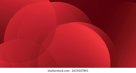 Red abstract background. Dynamic shapes composition. vector illustration