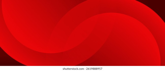 Fundo abstrato vermelho. Composição de formas dinâmicas. Vetor Eps10