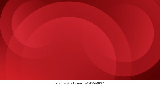 Red abstract background. Dynamic shapes composition. Eps10 vector