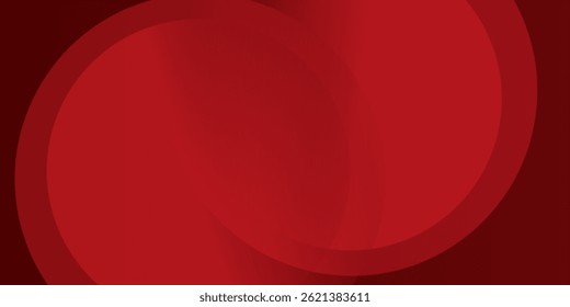 Fondo abstracto rojo. Composición de Formas dinámicas. Vector Eps10