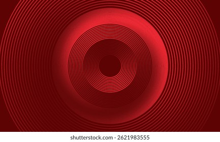 Red abstract background. Dynamic shapes composition. Eps10 vector