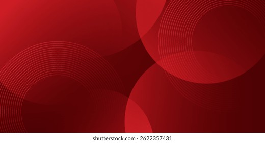 Fundo abstrato vermelho. Composição de formas dinâmicas. Vetor Eps10