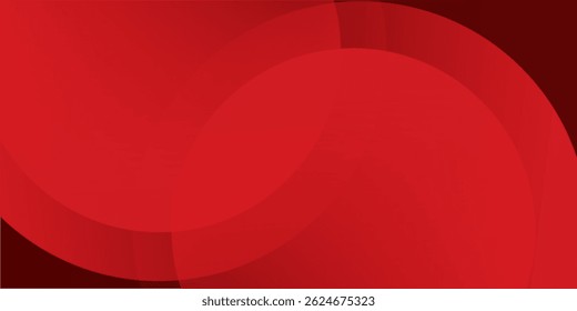 Fondo abstracto rojo. Composición de Formas dinámicas. Vector Eps10