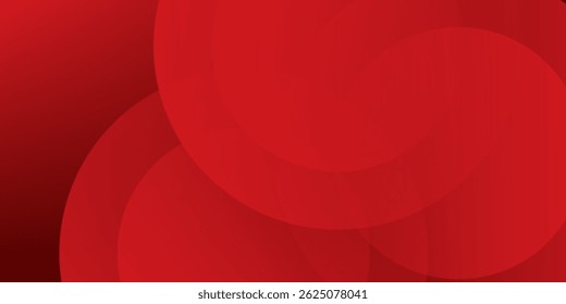 Red abstract background. Dynamic shapes composition. Eps10 vector