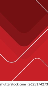 Red abstract background. Dynamic shapes composition. Vector illustration for banners, presentation templates and social media.
