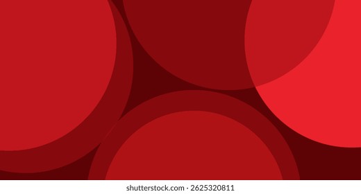 Red abstract background. Dynamic shapes composition. Eps10 vector