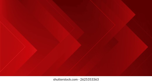 Red abstract background. Dynamic shapes composition. Eps10 vector