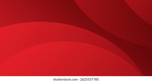 Red abstract background. Dynamic shapes composition. Vector Eps10