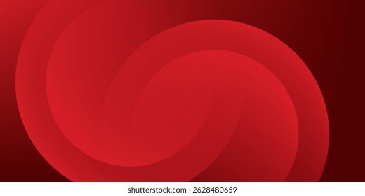 Roter abstrakter Hintergrund. Dynamische Formenzusammensetzung. EPS10-Vektor