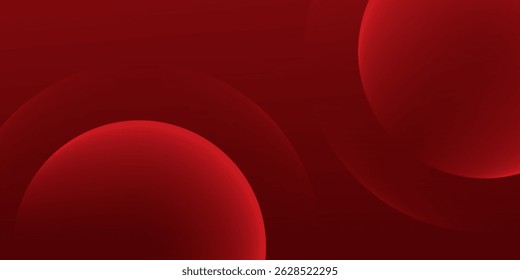 Fondo abstracto rojo. Composición de Formas dinámicas.