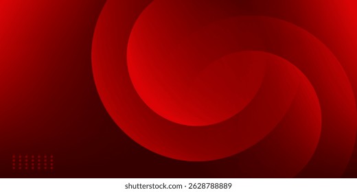 Red abstract background. Dynamic shapes composition. Eps10 vector