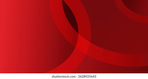 Roter abstrakter Hintergrund. Dynamische Formenzusammensetzung. EPS10-Vektor
