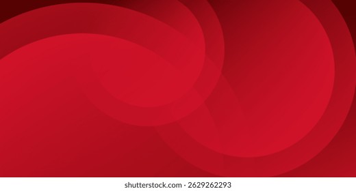 Red abstract background. Dynamic shapes composition. Eps10 vector