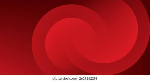 Fundo abstrato vermelho. Composição de formas dinâmicas. Vetor Eps10