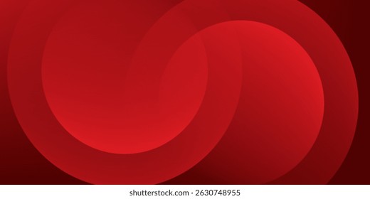 Red abstract background. Dynamic shapes composition. Eps10 vector