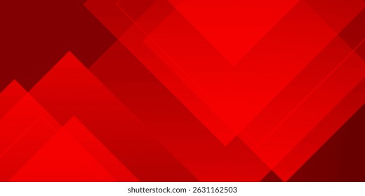 Red abstract background. Dynamic shapes composition. Eps10 vector