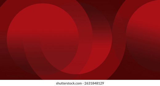 Red abstract background. Dynamic shapes composition. Eps10 vector