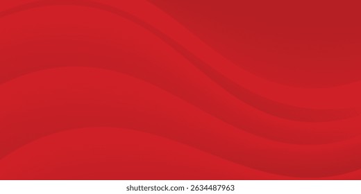 Red abstract background with dynamic shapes composition simple. Vector Illustration