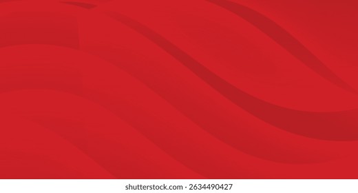 Red abstract background with dynamic shapes composition simple. Vector Illustration
