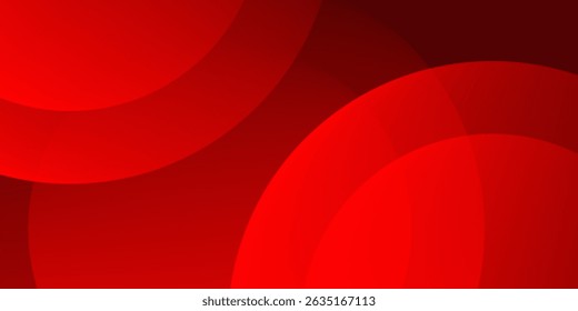 Red abstract background. Dynamic shapes composition. Eps10 vector