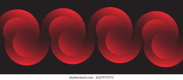 Red abstract background. Dynamic shapes composition.  vectors. eps 10