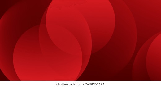 Red abstract background. Dynamic shapes composition. Eps10 vector