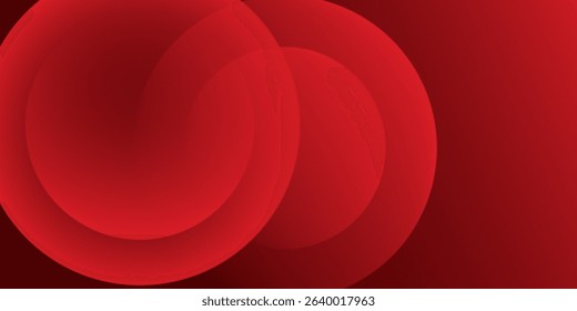Red abstract background. Dynamic shapes composition. Eps10 vector