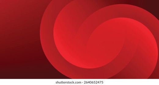 Red abstract background. Dynamic shapes composition. Eps10 vector