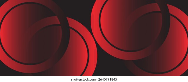 Red abstract background. Dynamic shapes composition.  vectors