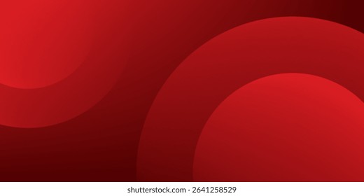Red abstract background. Dynamic shapes composition.