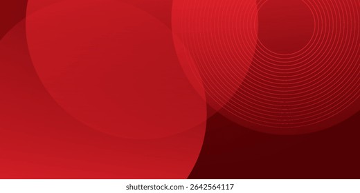 Red abstract background. Dynamic shapes composition. Eps10 vector