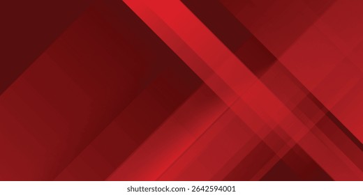 Red abstract background. Dynamic shapes composition modern arts