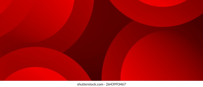 Red abstract background. Dynamic shapes composition. Eps10
