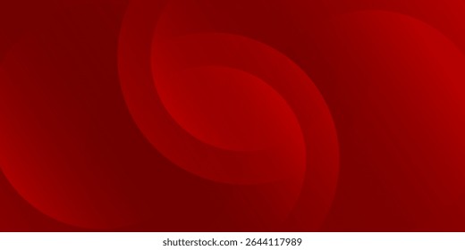 Red abstract background. Dynamic shapes composition, vector illustration