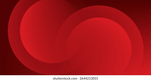 Fundo abstrato vermelho. Composição de formas dinâmicas. Vetor Eps10