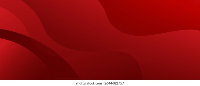 Red abstract background. Dynamic shapes composition. Eps10 vector
