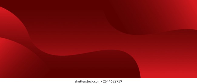 Red abstract background. Dynamic shapes composition. Eps10 vector