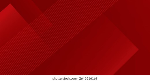 Fondo abstracto rojo. Composición de Formas dinámicas. 