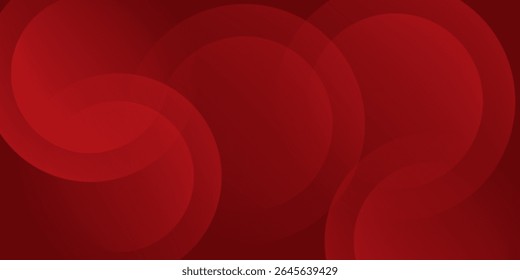 Red abstract background. Dynamic shapes composition.