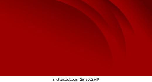 Fondo abstracto rojo con Formas dinámicas composición simple
