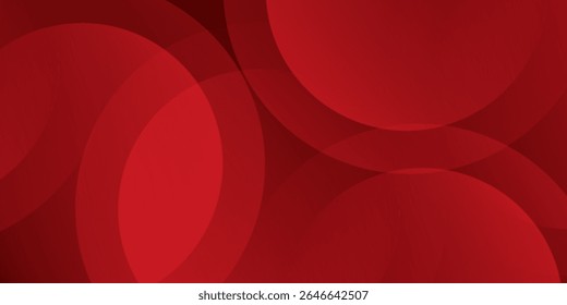 Red abstract background. Dynamic shapes composition.